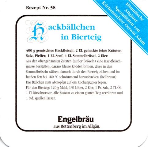 rettenberg oa-by engel rezept IV 10b (quad180-58 hackbllchen-schwarzblau)